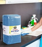 Utopia Towels Kitchen Bar Mops, Pack of 12, 16 by 19 Inches, 100% Cotton Ring Spun, Super Absorbent Towels, Multi-Purpose Cleaning Towels for Home and Kitchen Bars