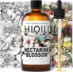 HIQILI Nectarine Blossom Fragrance Oil for Candle & Soap Making, Essential Oil Diffuser Use, Add to Body Lotion, Dryer Balls - 5.07 Fl Oz