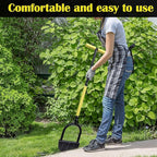 41in Lawn Edger, Half Moon Edger, Border Edger with T-Grip, Saw-Tooth for Sidewalk and Grass Maintenance