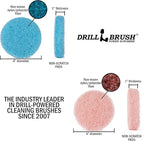 Drill Brush - Cleaning Supplies - Bathroom Accessories - Scrub Pads - Shower Cleaner - Bathtub - Bath Mat – Bathroom Sink - Scrubber - Hard Water Stain Remover - Glass Cleaner - Shower Door Cleaner