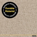Superio Scouring Pad Pack of 24 - Non-Scratching Natural Sisal Cleaning Scrub Pads, Eco-Friendly Resuable Kitchen Scrubbing Pads