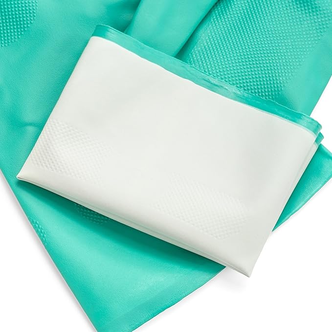 TUSKO PRODUCTS Best Nitrile Rubber Cleaning, Household, Dishwashing, Latex Free, Vinyl Free, Medium (12 Pairs)