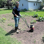Thunderbay Cultivator 2Cycle 52cc Gas Powered Tiller w/Adjustable 4 Steel Tines Small Rototiller