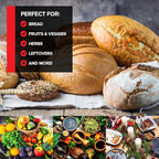 1 Gallon Food Storage Bags with Twist Ties (1800 Count) Bulk Freezer Storage Bags Gallon Size for Bread, Vegetables, Fruit, and More, Clear Disposable Twist Tie Storage Bags, Stock Your Home