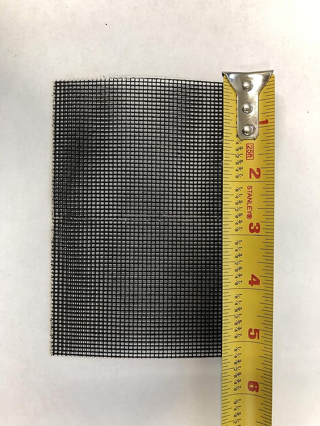 PUMIE Flexi-Scour, 5.5 x 4 Inch Flexible Scrubbing Screen for Household Cleaning, Flexible Scouring Mesh Pad, FLEX-12 C Abrasive Grit Cleaning Screen for Grill, Removes Carbon, Rust, Scale(Pack of 24)