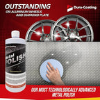 DURA-COATING TECHNOLOGY Blue Premium Metal Polish and Cleaner Liquid for All Metal, Brass, Gold, Copper, Fiberglass, Aluminum, Jewelry, Sterling Silver (1 Gallon Bottle)