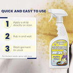 Grandma's Secret Spot Remover Laundry Spray - Chlorine, Bleach and Toxin-Free Fabric Stain Remover for Clothes - Removes Oil, Paint, Blood and Pet Stains - 16 Oz, 2 Pack