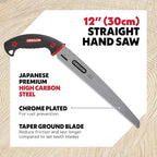 OREGON 12-Inch Premium Japanese High-Carbon Steel Tree Pruning Hand Saw with Straight Blade
