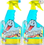 Spray Bottle with Microfiber Cap - All Purpose Cleaner 16oz - Lemon (2 Pack)