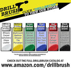 Ultra Stiff 4-Inch Electric Spin Scrubber: Industrial Cleaning Supplies for BBQ, Oil Stains, Rust, Metal, Concrete, Grates, Smoker, Griddle, Outdoor Deck, Garage, & Driveway - No Wire Brush for Drill
