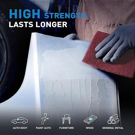 S SATC 6" x 9" Maroon General Purpose Scuff Pads,10 Pack Automotive Pads for Scuffing,Scouring,Sanding,Paint Primer Prep Adhesion Scratch for Automotive Restoration,Handicrafts