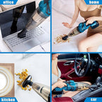 Cordless Handheld Vacuum Cleaner for Makita 18V Battery, EasyClean Wet Dry Use,Wireless Handheld Vacuum for Car,Home, Boat,Workshop, Pet Hair, Furniture Cleaning (Tool Only No Battery)