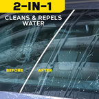 Meguiar's Ultimate Glass Cleaner & Water Repellent - Premium Glass and Window Cleaner for Quick Cleaning with Hydrophobic Technology that Acts as a Rain Repellent Improving Visibility in Rain - 16oz