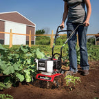 Earthquake MC43 Cultivator, 43cc 2-Cycle Viper Engine, 6-10” Adjustable Width, 8” Max Depth, Overhand Handlebars, Lightweight, U.S. Based Customer Service