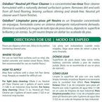 OdoBan Professional Series Neutral pH No Rinse Floor Cleaner Concentrate, 1 Gallon