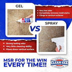 Clean-eez Mold Stain Remover Gel | Powerful Mold and Mildew Stain Remover for Caulk and Almost Any Bathroom Surface Like Grout, Glass, Tile and Rubber | Made In USA from US Company
