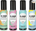 Oopsie Poopsie Pre Poop Spray - 4 Pack Natural Pre Poo Toilet Spray for Bathrooms, Trap Odors & Eliminate Embarrassment, 2oz Travel Size Pre Poo Air Freshener Spray (Variety 4-Pack)