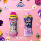 Clorox Fraganzia Laundry Scent Booster Crystals, In-Wash Fragrance Beads for Fresh-Smelling Clothes & Linens, Safe for All Fabrics & Colors, Easy-Pour Bottle, Spring Scent, 70 Oz - 6 Pack