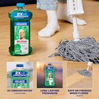 Mr. Clean All Purpose Cleaner, Floor Cleaner for Mopping Home, Bathroom, & Kitchen, Cleaning Liquid for Mop & Bucket, Cleaning Supplies, Multi-Surface Dilutable, Meadows & Rain, 41oz
