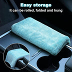 JOYMOOP Microfiber Towels for Cars, 63" x 29.5" Car Drying Towel, Blue Reusable Car Towel, Quick Drying Car Microfiber Cleaning Cloth for RVs, SUVs, Trucks