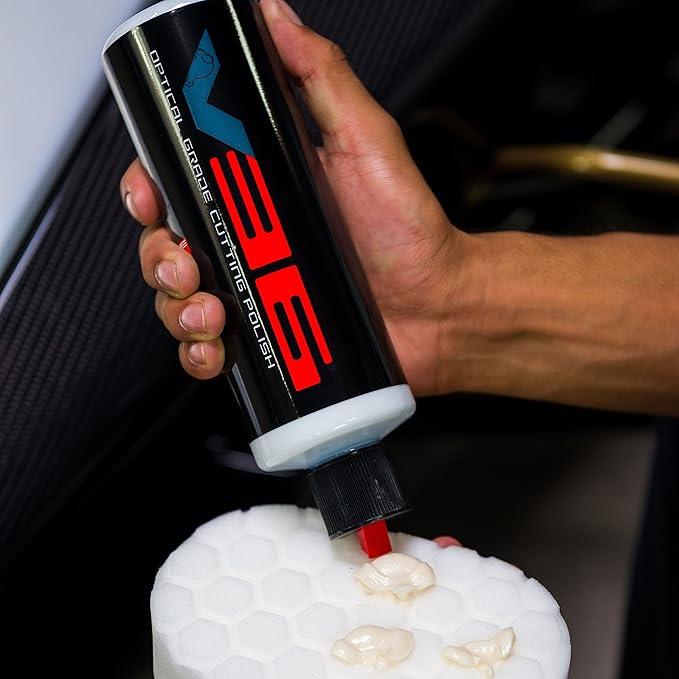 Chemical Guys GAP VKIT 101 V36 Optical Grade Cutting Polish and V38 Final Polish, 16 Ounce, 2 Items