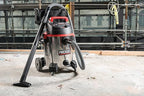 RIDGID 50353 1610RV Stainless Steel 16-Gal. Wet Dry Shop Vacuum with Cart, 6.5 Peak HP Motor, Large Wheels, Pro Hose, Drain, and Blower Port, Red