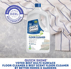 Quick Shine Multi Surface Floor Cleaner 64oz, 4Pk | Ready to Use-Streak Free- No Rinse | Use on Hardwood, Laminate, Luxury Vinyl Plank & Stone | Use in Spray Mops & Vac Mops | Safer Choice Cleaner