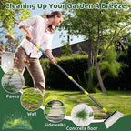 Garden Flat Shovel - Snow Ice Scraper, 60" Multifunctional Garden Cleaning Shovels, Heavy Duty Floor Scrapers Long Handle,Metal Weeding Scraper for Lawn Edging, Snow Ice Removal