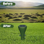 4 Packs Solar Mole Repellers, Gopher Deterrent Device with Vibrating Motor & Spiral Drill Ground Stake, IP65 Waterproof Lawn Garden Yard Pest Repellents Driving Away Vole Groundhog Snakes