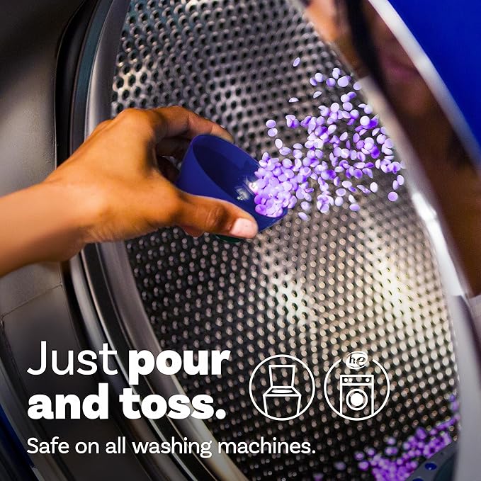Downy Calm In-Wash Laundry Scent Booster Beads, Soothing Lavender and Vanilla Bean scent, 30.1 OZ, laundry scent beads, Long-lasting Freshness