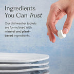 Branch Basics Dishwasher Tablets – 120 Ct | Plastic-Free, Fragrance-Free, Human-Safe | Delivers a Powerful Clean Without Harsh Chemicals (40 Count (Pack of 3))