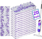 Disposable Mopping Pad Refills for PowerMop Multi-Surface Mopping Pad Refills for Floor Cleaning, 20 Count