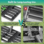 Lawn Leveling Rake,30x10 Inch Ground Plate,72 Inch Adjustable Long Handle Yard Level Tool with Curved Edge,Heavy Duty Large Landscaping Lawn Leveler for Grass, Golf Field, Soil Sand Dirt Spreader