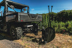 MotoAlliance Impact IMPLEMENTS® Tree Spade for ATV UTV and Garden Tractors. Plant Rows of Trees on a Small Farm or Acreage Site.