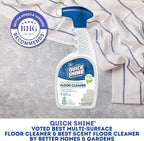Quick Shine Multi Surface Floor Cleaner Daily Care 24oz | Plant-Based, Ready to Use, Dirt Dissolving, Streak Free, No Rinse | Use on Hardwood, Laminate, Luxury Vinyl Plank, Tile & Stone | Safer Choice
