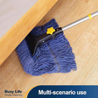 Yocada Looped-End String Wet Mop Head Refill Replacement Heavy Duty Cotton Commercial Industrial Grade Floor Cleaning