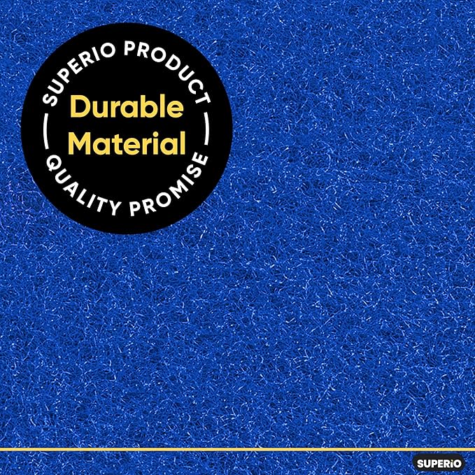 Scouring Pad Non-Scratching Scrubber Non-Scratch Cleaning Scrub Pads Heavy Duty Scouring Pad Reusable Kitchen Scrubbing Pad Pack of 21 Blue, by Superio