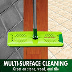 Libman Rinse 'n Wring Mop and Bucket System | Microfiber Floor Mop | Hardwood Floor Cleaner | Wet & Dry Mop | Clean & Dirty Water Chambers | Power Blades | 5 Total Microfiber Pads