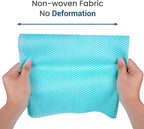 SCRUBIT Reusable Cleaning Wipes, Handy Wipes for Kitchen and Office - Dish Cloths for Washing Dishes - Multi Purpose Disposable Cleaning Towels (12 x 20 in) 72 Pack (Green)