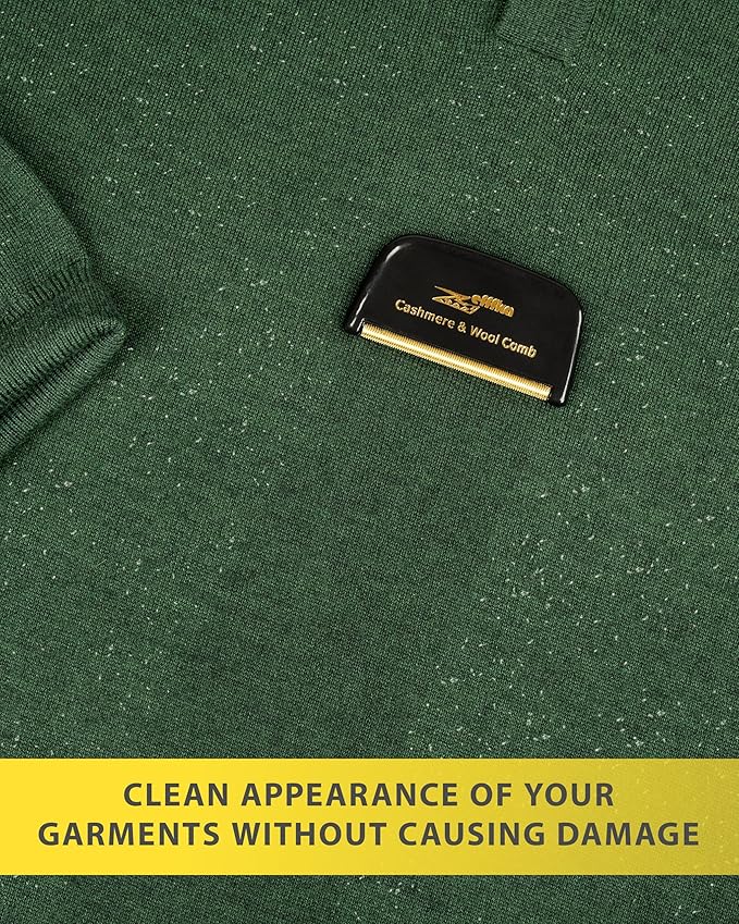 ZEFFFKA Cashmere Fine Wool Clothes Sweater Multi-Fabric Garments De-Pilling De-Fuzzing Comb Lint Fuzz Balls Remover Pills Cleaner and Shaver