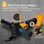 Oscillating Multi Tools for Dewalt 20V Battery, Multi-Use Cutting and Sanding Tool, 4°Oscillation Angle, 6 Variable Speeds, Quick-fit Blade Design with 22pcs Accessories for Cutting, Sanding, Scraping